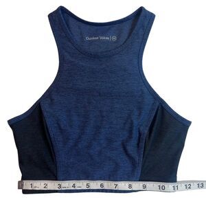 Outdoor Voices Sports Bra Womens XS Blue Black Preppy Girl Athleisure Sportswear